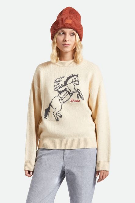 Main Image Brixton ws Woodburn Tall Brushed Beanie OS