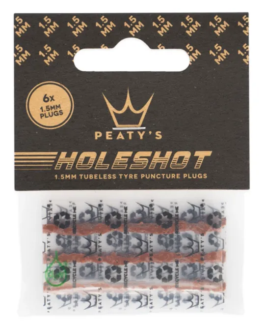 Hovedbilde Peatys Holeshot 6 x 1,5mm Tubeless Tyre Puncture ...