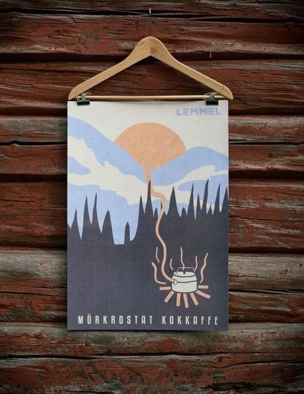 Lemmel Kaffe poster