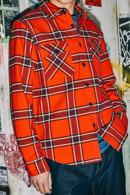 Main Image Brixton Bowery Heavy Weight LS Flannel